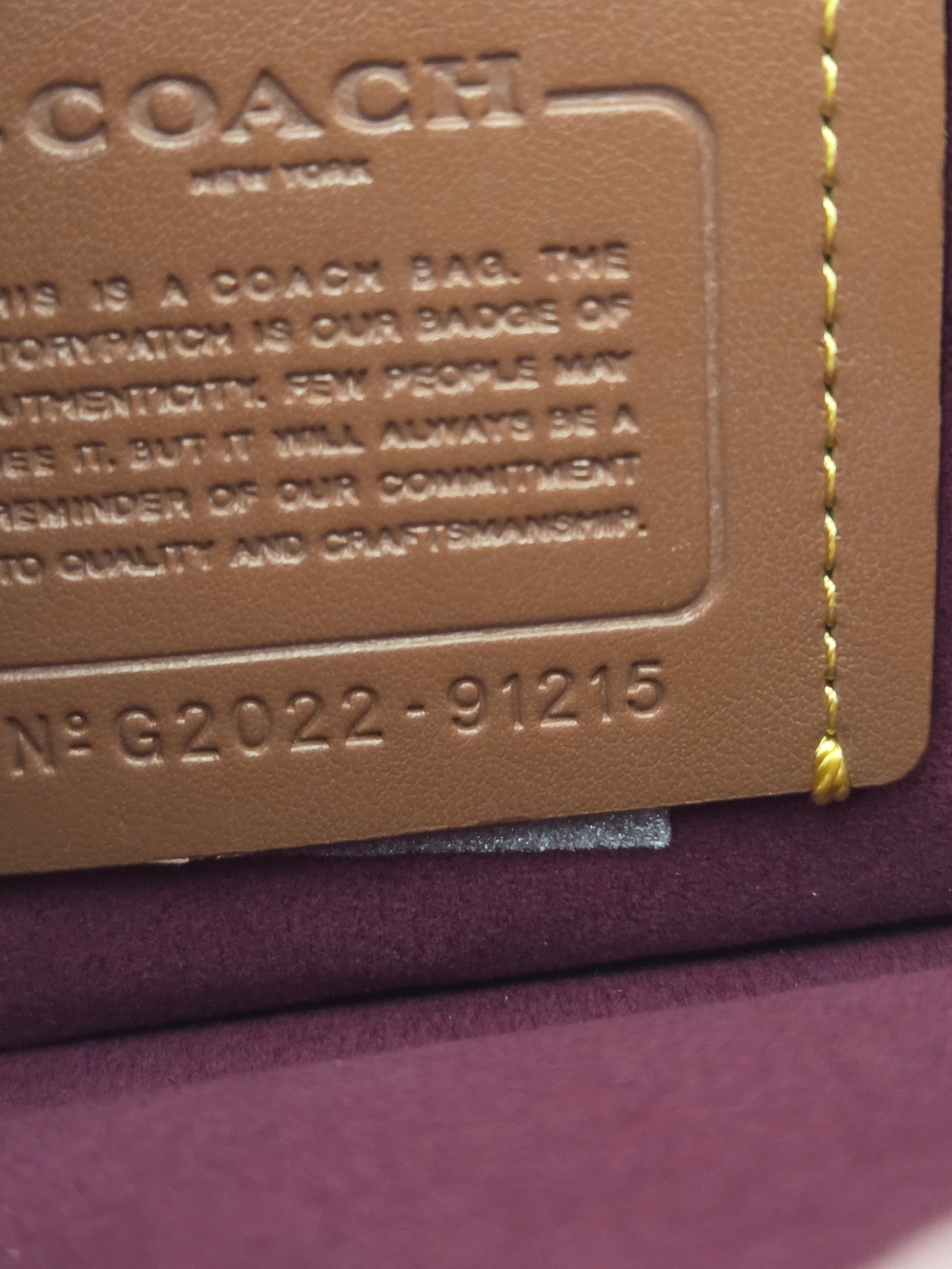 Coach Tabby 26 Leather & Signature Coated Canvas Shoulder Bag Pink/Tan - Picture 8 of 11